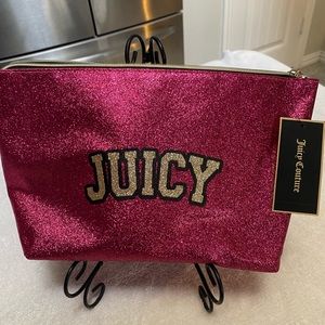 Juicy Couture Pink Sparkle Beauty Bag